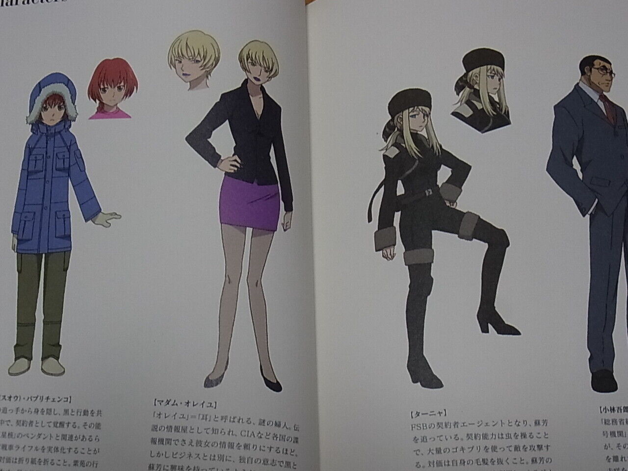 DARKER THAN BLACK Gemini of the Meteor ART WORK BOOK 2 