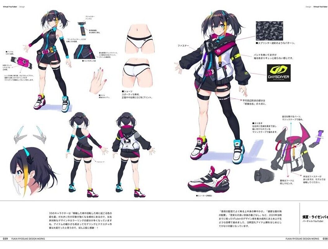 FP WORKS Ryousuke Fukai Design Works Tenka Hyakken VTuver etc C100 Pre-Order 
