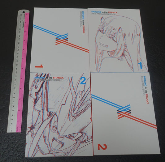 Darling in the Franxx Setting Art Book 1-2 & Key Frame Art Book 1-2 Set 