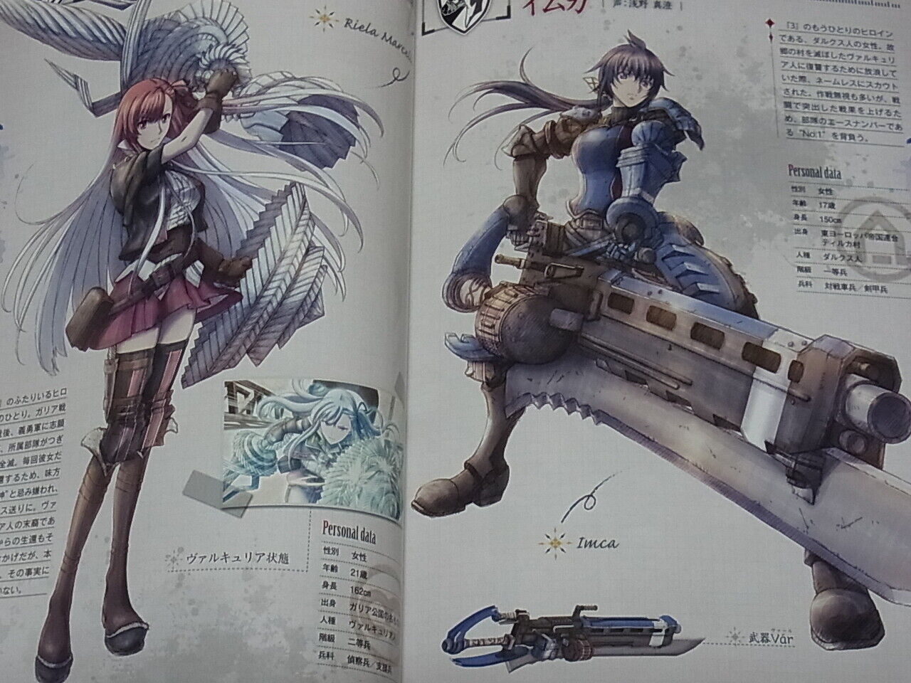Valkyria Chronicles Senjou No Valkyria 10th Anniversary Illustration Art Book 