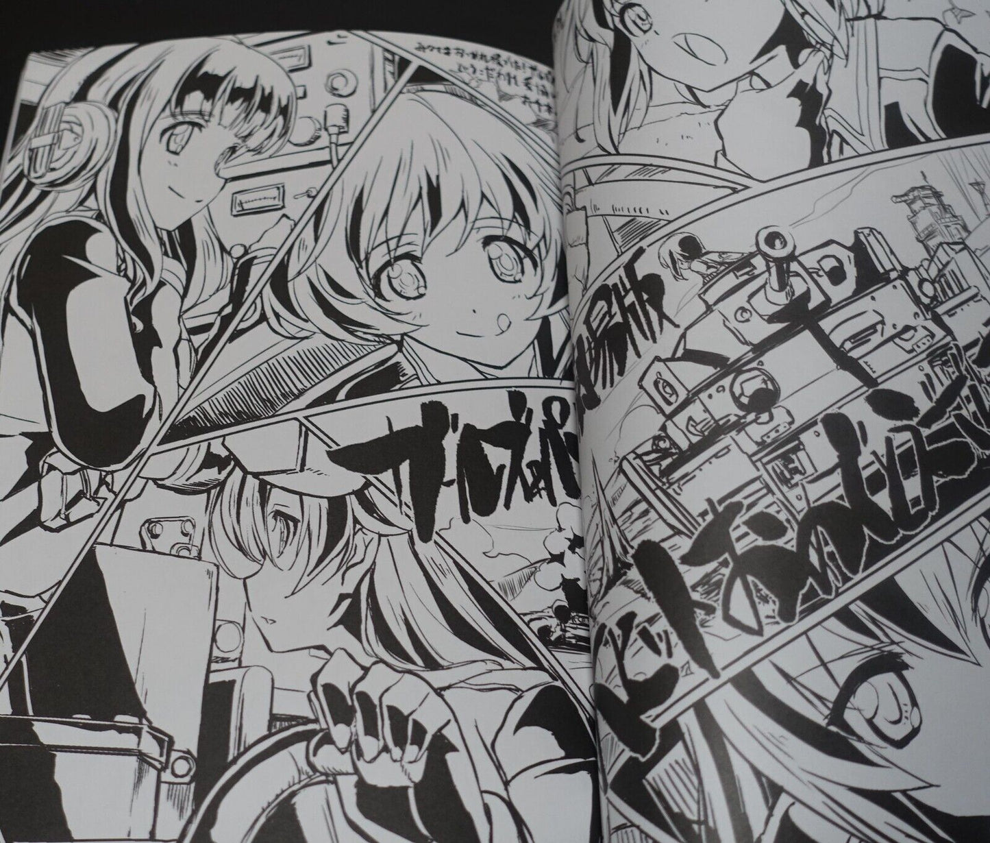 Girls und Panzer Animation Staff Illustration & Setting Art Book 3 set 