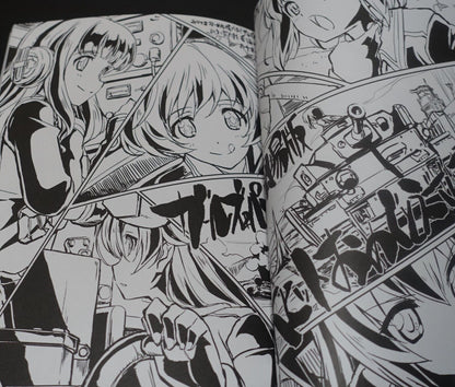 Girls und Panzer Animation Staff Illustration & Setting Art Book 3 set 