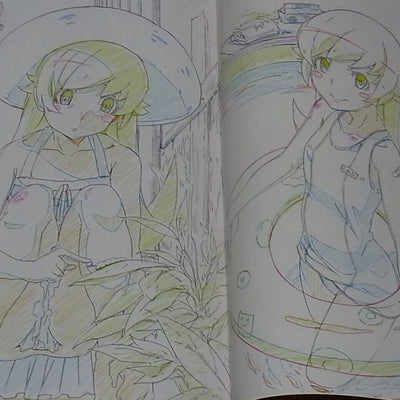 Yataneko IDOL Bakemonogatari Animation Staff's Fan Art Book Shinomonogatari 