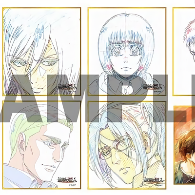 WIT STUDIO Attack on Titan Season3 Print Shikishi Art Board Set C97 