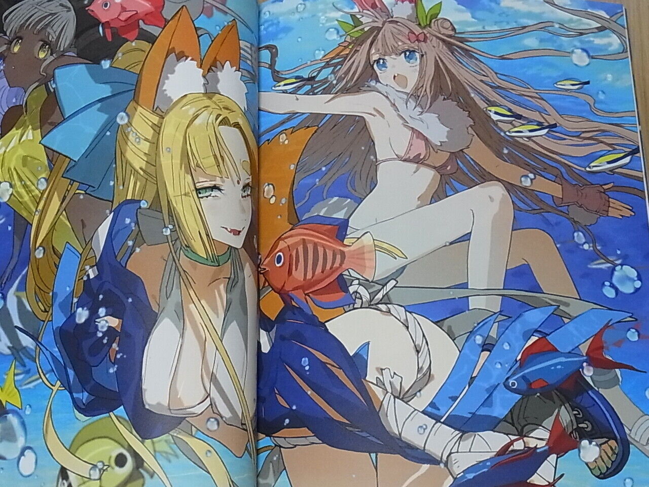 WADA ARCO RCOWADA Beast Ear Girls Swim Suit Color Art Book Kemomimizugi3 C96 