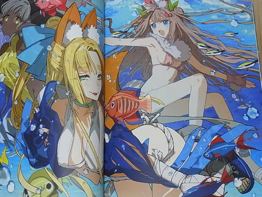 WADA ARCO RCOWADA Beast Ear Girls Swim Suit Color Art Book Kemomimizugi3 C96 