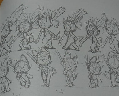 The Art Of Yoh Yoshinari Rough Sketches TEZUKA Characters 