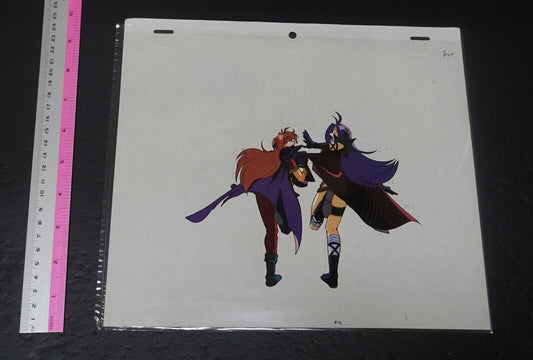 Cel & Raw Key Frame Art The Slayers Rina & Naga B20 Japanese Animation 
