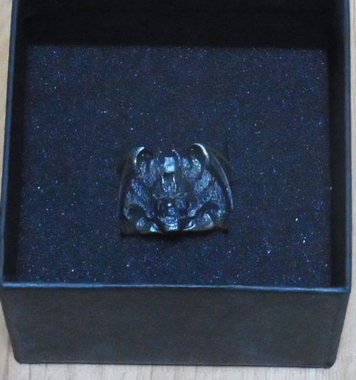 SERLING COLLECTION DEVILMAN SILVER RING SILVER925 VERY RARE 