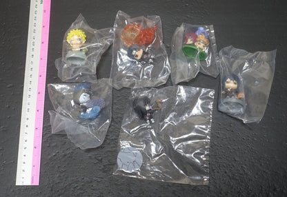 Naruto Petit Chara Land Summon! Naruto & Akatsuki vol.2 Figure 6 Set no box 