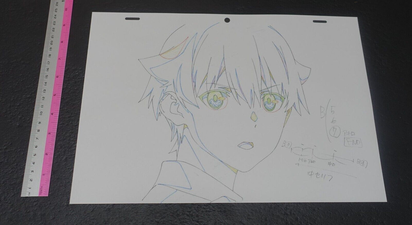 SSSS.GRIDMAN Reproduction Key Frame Art Sheet Yuuta A 
