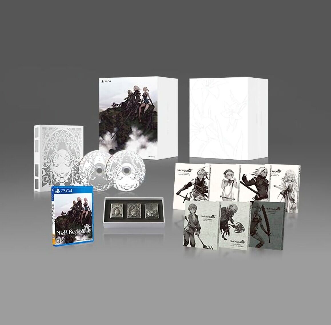 NieR Replicant ver.1.22474487139... White Snow Edition Japanese PS4 Game 