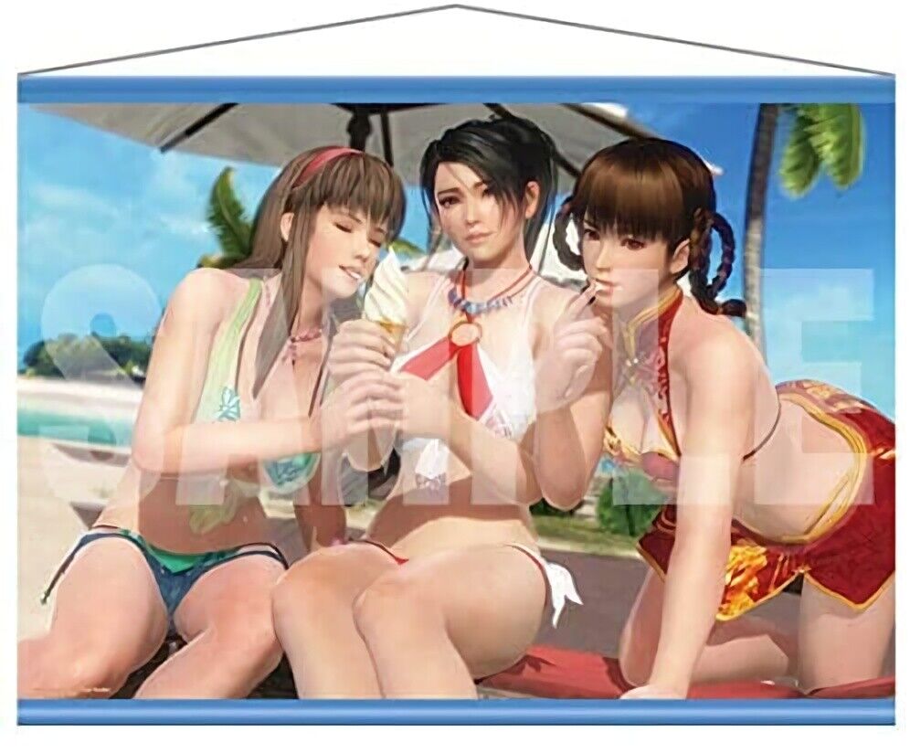 Dead or Alive Xtreme B2 Size Tapestry Wall Scroll Leifang Hitomi Momiji 
