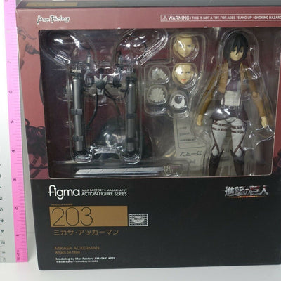 3-7 days Max Factory Attack on Titan figma Action Figure MIKASA ACKERMAN 