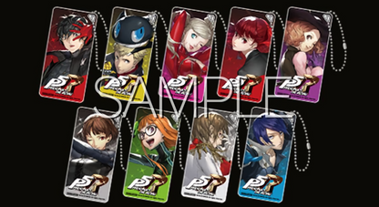 Persona5 The Royal Acrylic Key Chain 9 Complete Set P5 Persona 5 