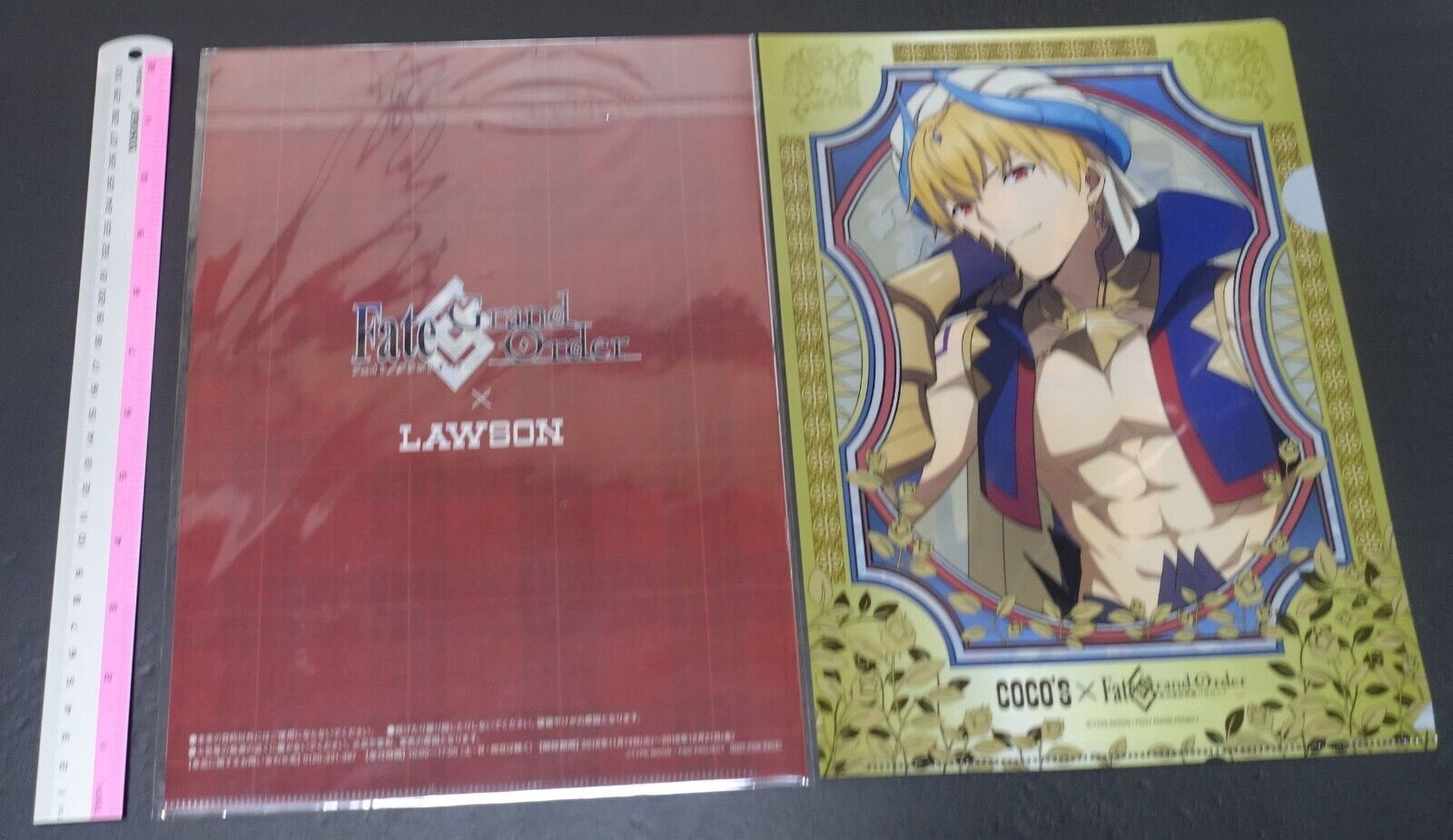 Fate Grand Order FGO PVC Art Sheet Clear File Ereshkigal Ishtar & Gilgamesh 