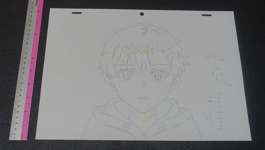 SSSS.DYNAZENON GRIDMAN Reproduction Key Frame Art Sheet Yomogi 