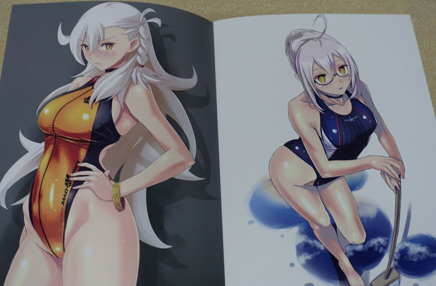 Nenchi Fate FGO Competition Swimsuit & Bunny Girls Color Fan Art Book Set 