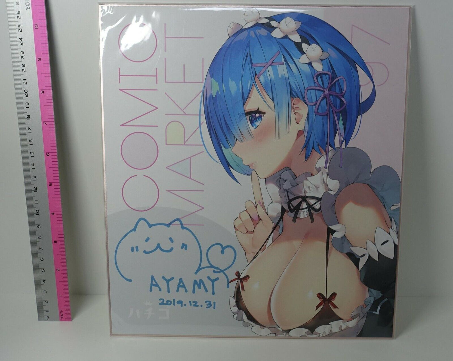 Hachigo Ayami Re Zero Rem Fan Art Print Shikishi Board C98 