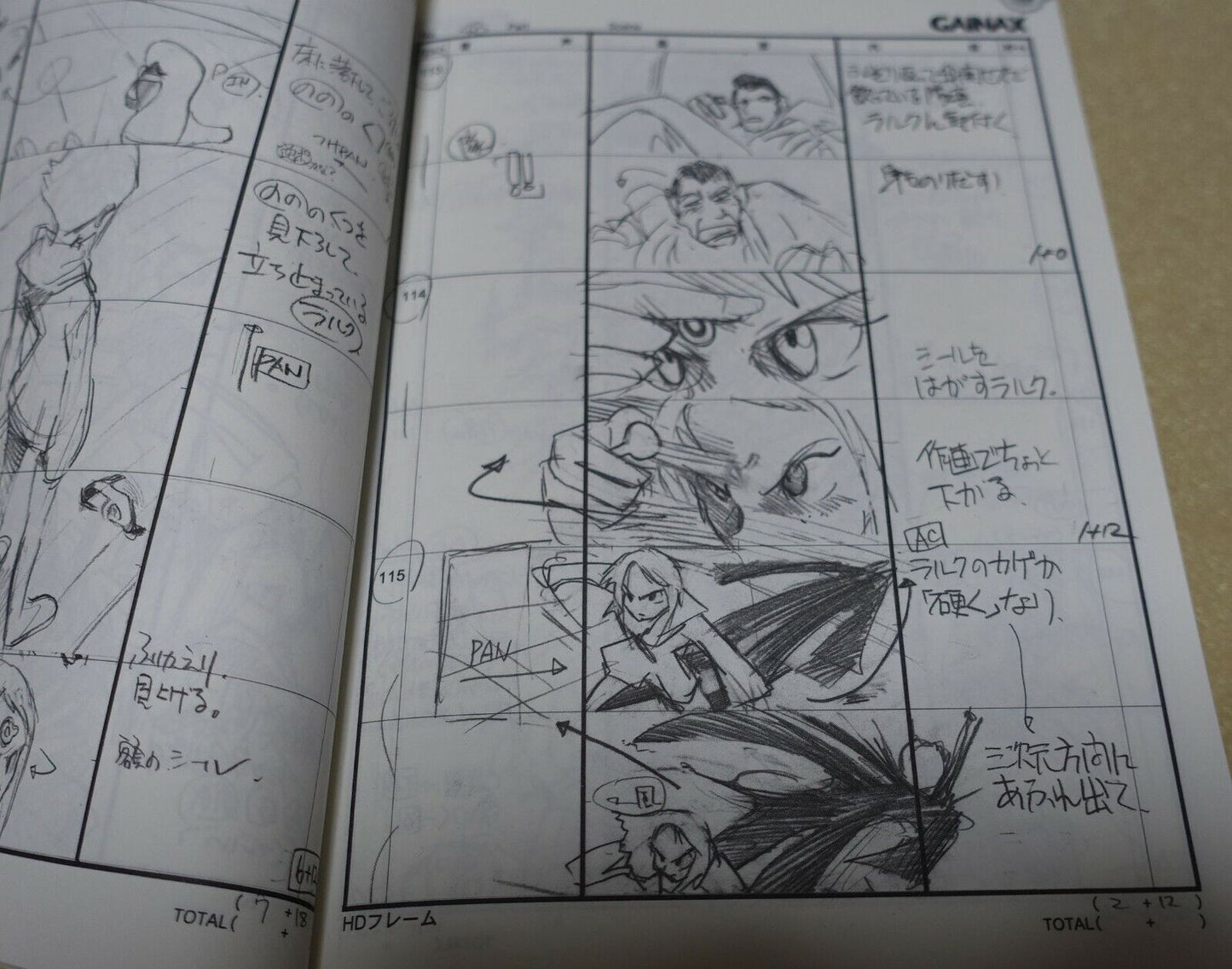 Aim for the Top2! DIEBUSTER Story Board Art Complete Book 808 page 