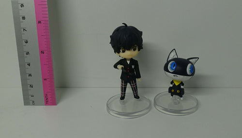 Persona5 2.5 Head High Figure Protagonist & Morgana Persona 5 no box 