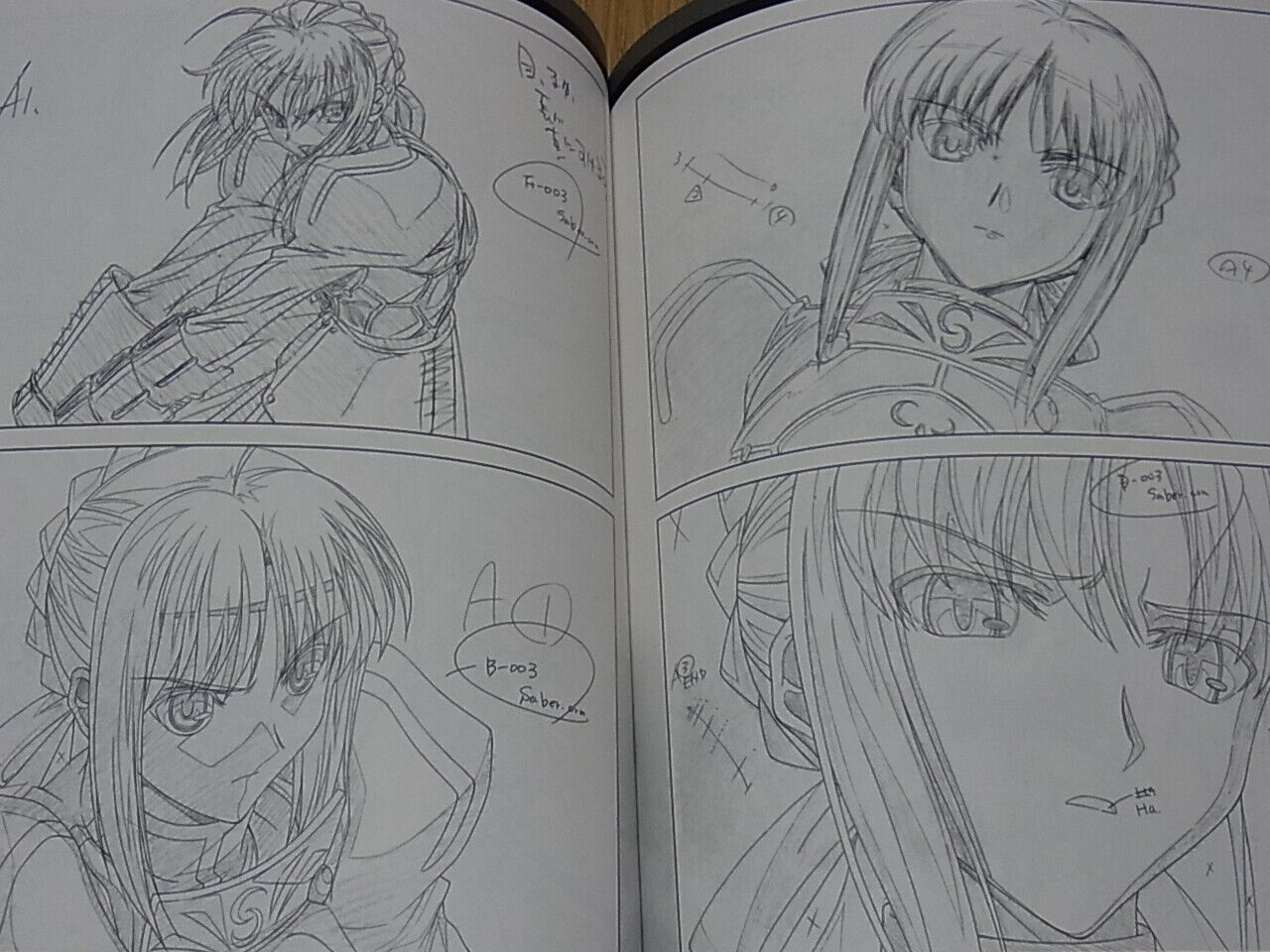 Movie Fate stay night UNLIMITED BLADE WORKS Key Frame & Visual Art Book Set 