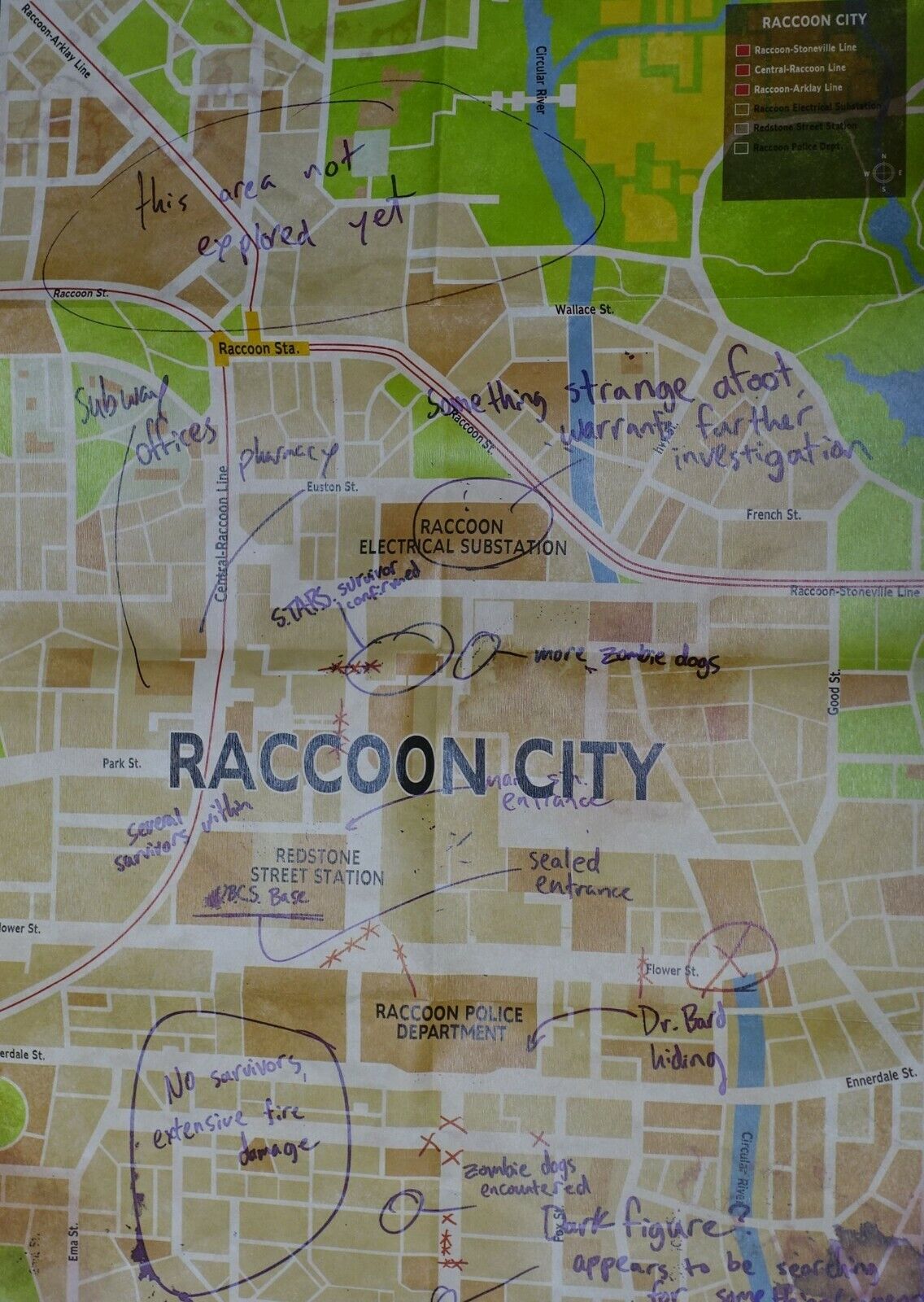 RESIDENT EVIL RE3 SPECIAL Big Size Poster RACCOON CITY BIOHAZARD RE 3 