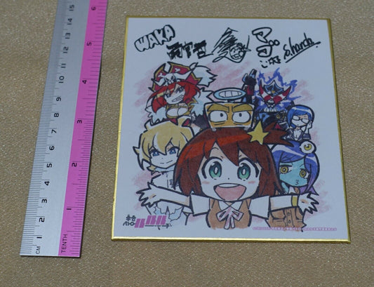 TRIGGER SPACE PATROL LULUCO Print Shikishi Art Board Mago Hiroyuki Imaishi etc 