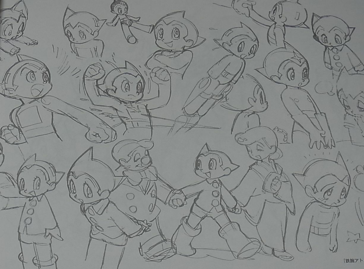 The Art Of Yoh Yoshinari Rough Sketches TEZUKA Characters 