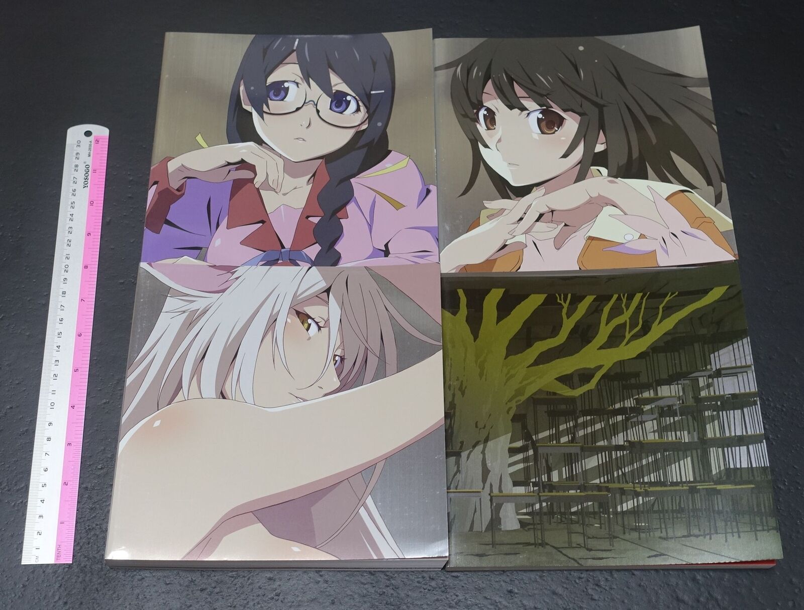 Bakemonogatari Key Animation Note Ge 4 books total 1200page 