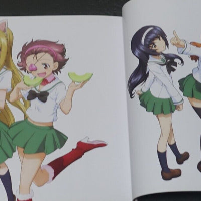 GIRLS und PANZER Characters Official Art Works Sensha-do Shoujo Syashin Syuu 4 