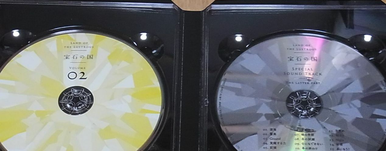 Houseki no Kuni Land of the Lustrous DVD vol.2 & OST CD 2nd 15 tracks 