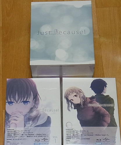Animation Just Because! Blu-ray 1-6 Complete Set & Storage Box 