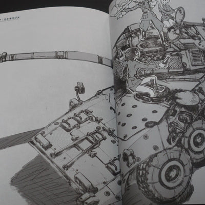 Girls und Panzer Animation Staff Illustration & Setting Art Book 3 set B 
