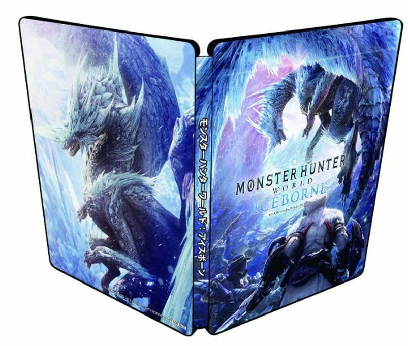 MONSTER HUNTER WORLD ICEBORNE Steel Game Case SteelBook ICE BORNE 