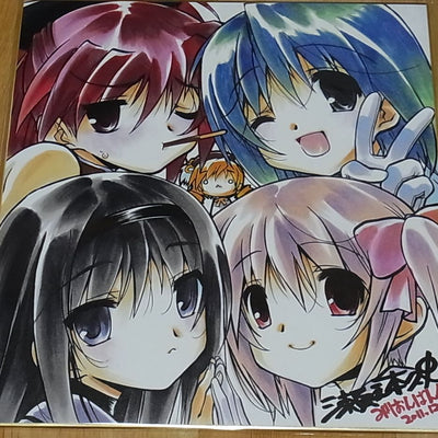 PUELLA MAGI MADOKA Fan Art Shikishi Art Board 27 x 24 cm 