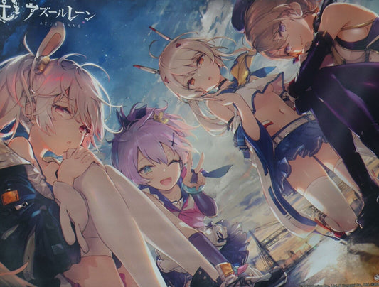 Yostar Azur Lane 51 x 72 cm Tapestry Destroyer Fleets Raffy Javelin Ayanami Z23 