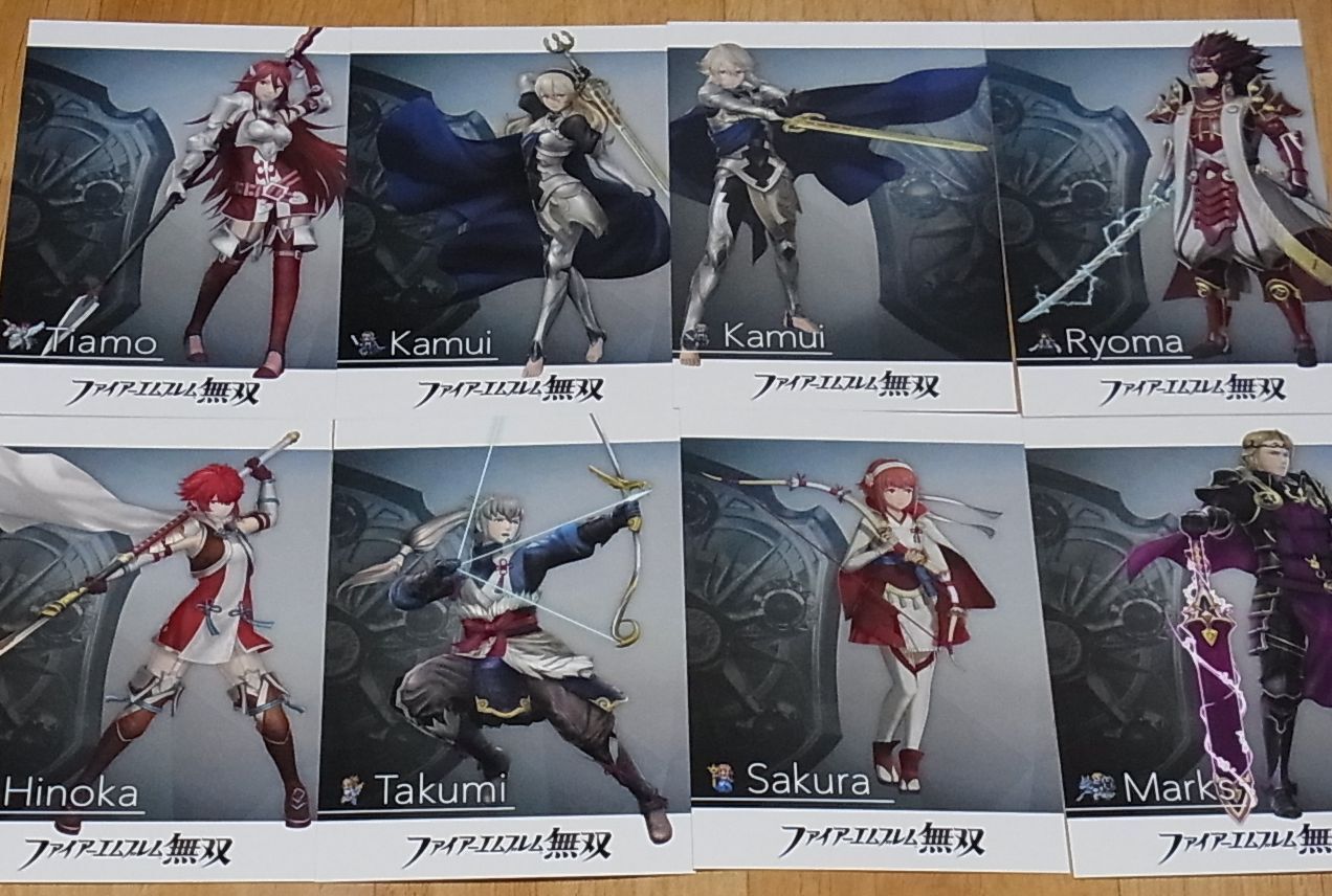 Fire Emblem Musou Privilege Post Card 25 Pieces Set Warriors 