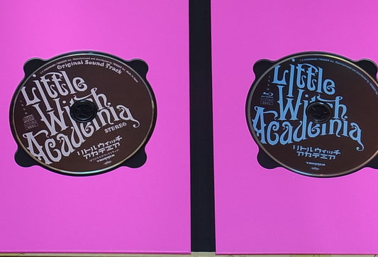 Little Witch Academia Blu-ray & Sound Track CD & Setting Art Book Set 