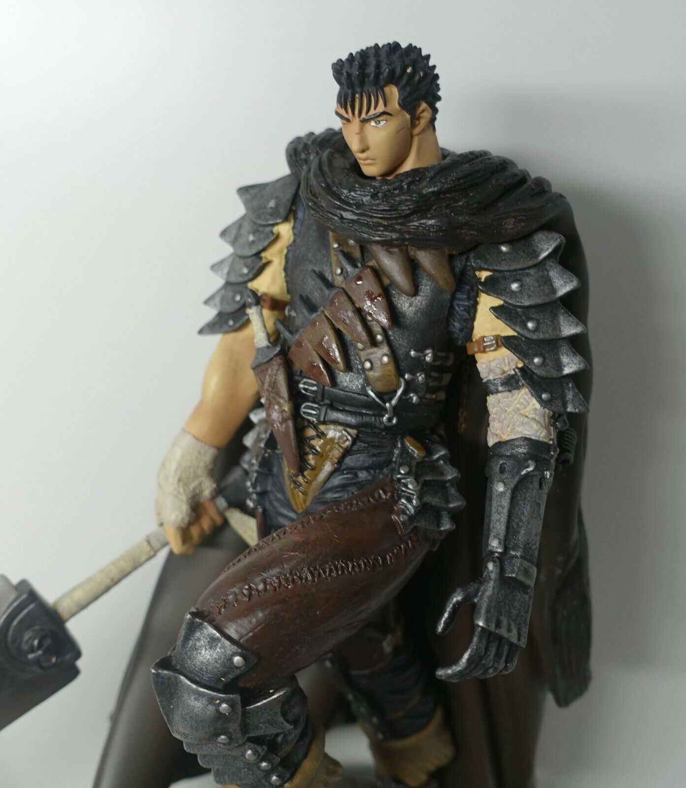 Art of War Berserk Lost Children Guts Black Swordsman Figure with Serial Plate 