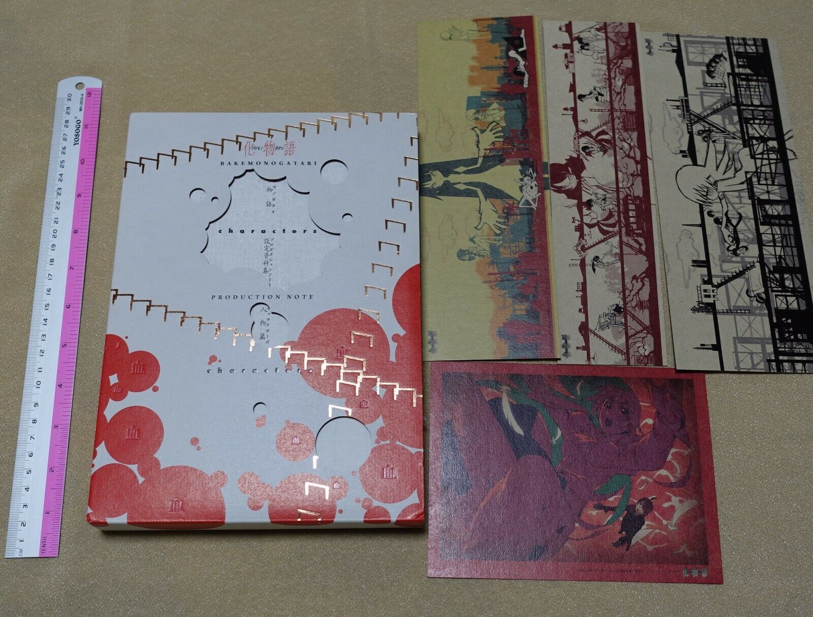 Bakemonogatari Production Note characters White Special Edition 
