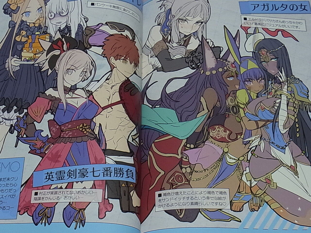 WADA ARCO Fate FGO FAN Color Doujinshi Art Book Fate GO MEMO C93 