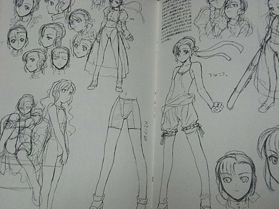 Rei Hiroe BLACK LAGOON Mini Rough Sketch Book RARE 