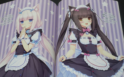 NEKO WORKs Sayori Nekopara Chocola & Vanilla Color Art & Comic Book Nekopara 01 