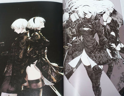 C99 Raita Kazama Nier Automata Fan Art Book Endless End & PVC Art Sheet 