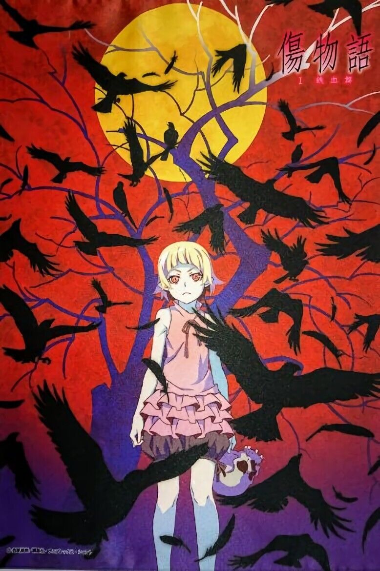 Bakemonogatari 36 x 51 cm Tapestry Kizukmonogatari Tekketsu hen 