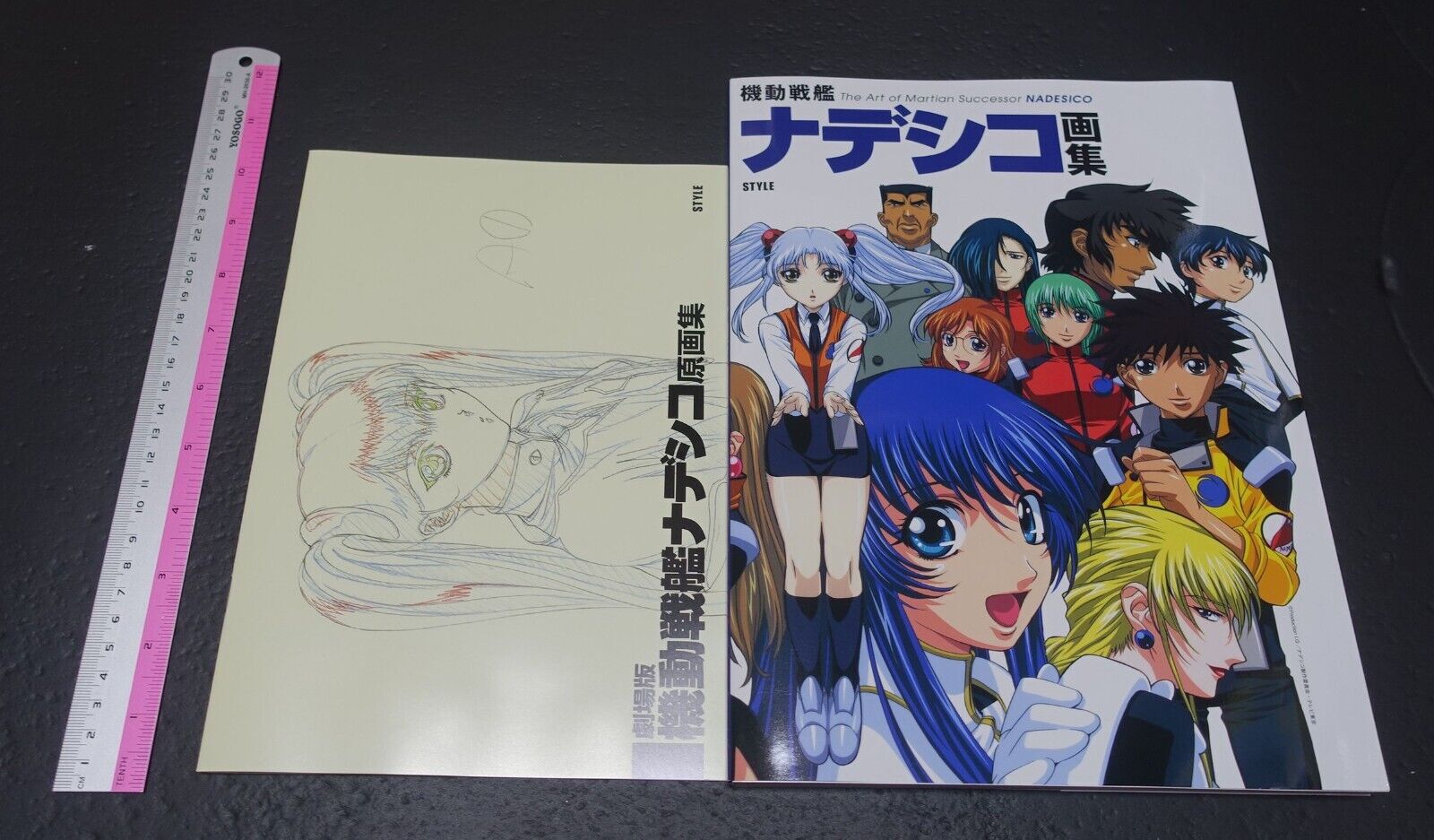 Martian Successor Nadesico Animation Art Work Book & Key Frame Art Book 