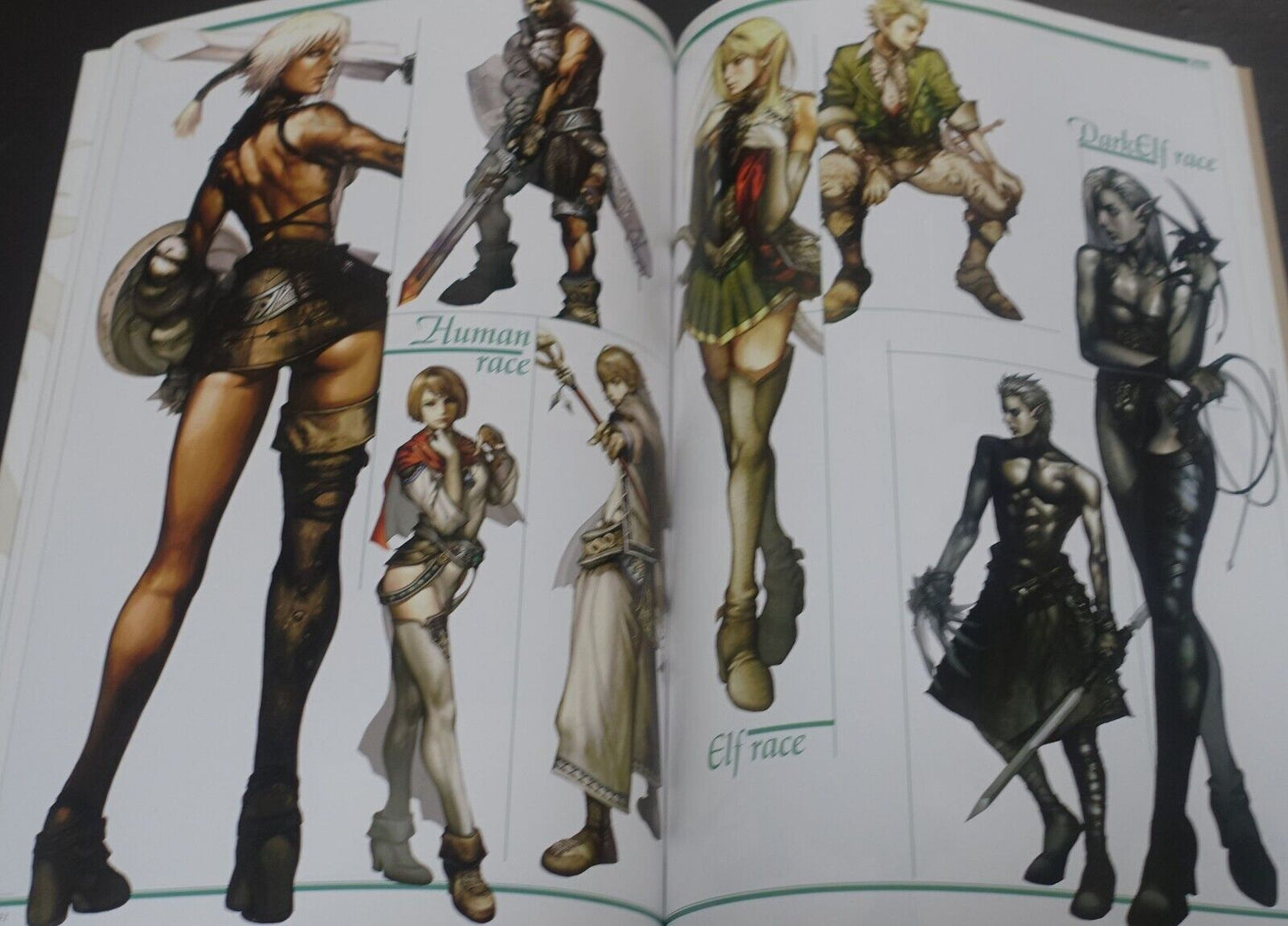 LINEAGE 2 Setting Illustration Art Book THE ARK 