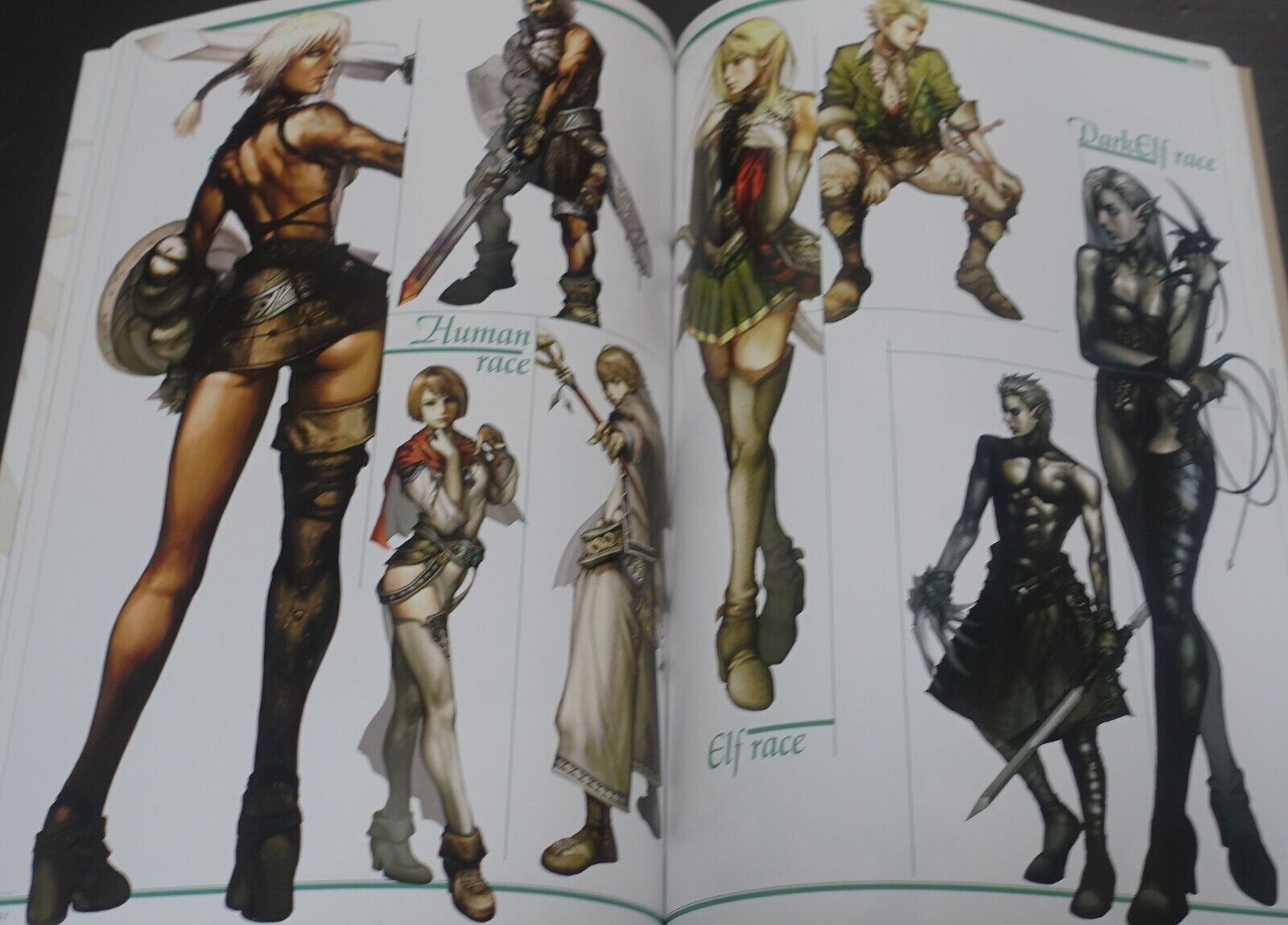 LINEAGE 2 Setting Illustration Art Book THE ARK 