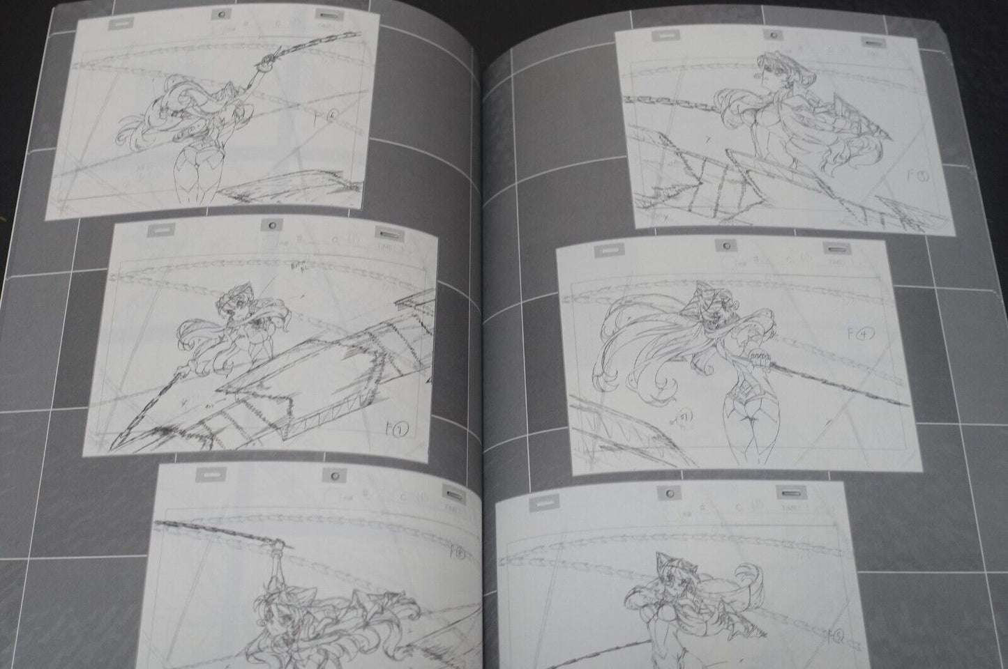 Aminendo Senki Zesshou Symphogear Key Frame Art Collection Book Hanyu Rough 04 